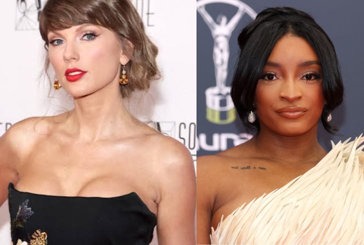 Taylor Swift and Simone Biles