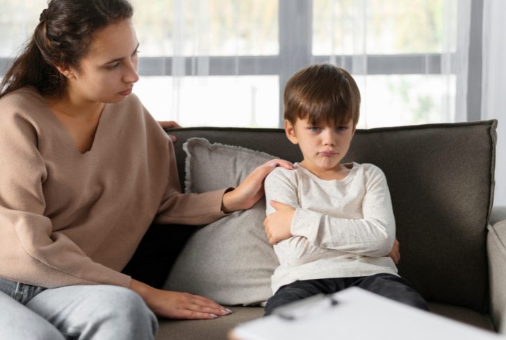Child learns healthy coping skills